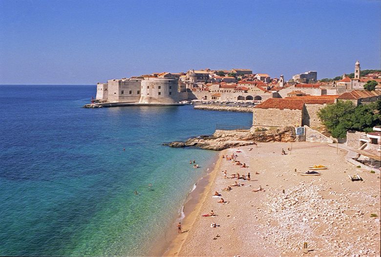 Strand i Dubrovnik